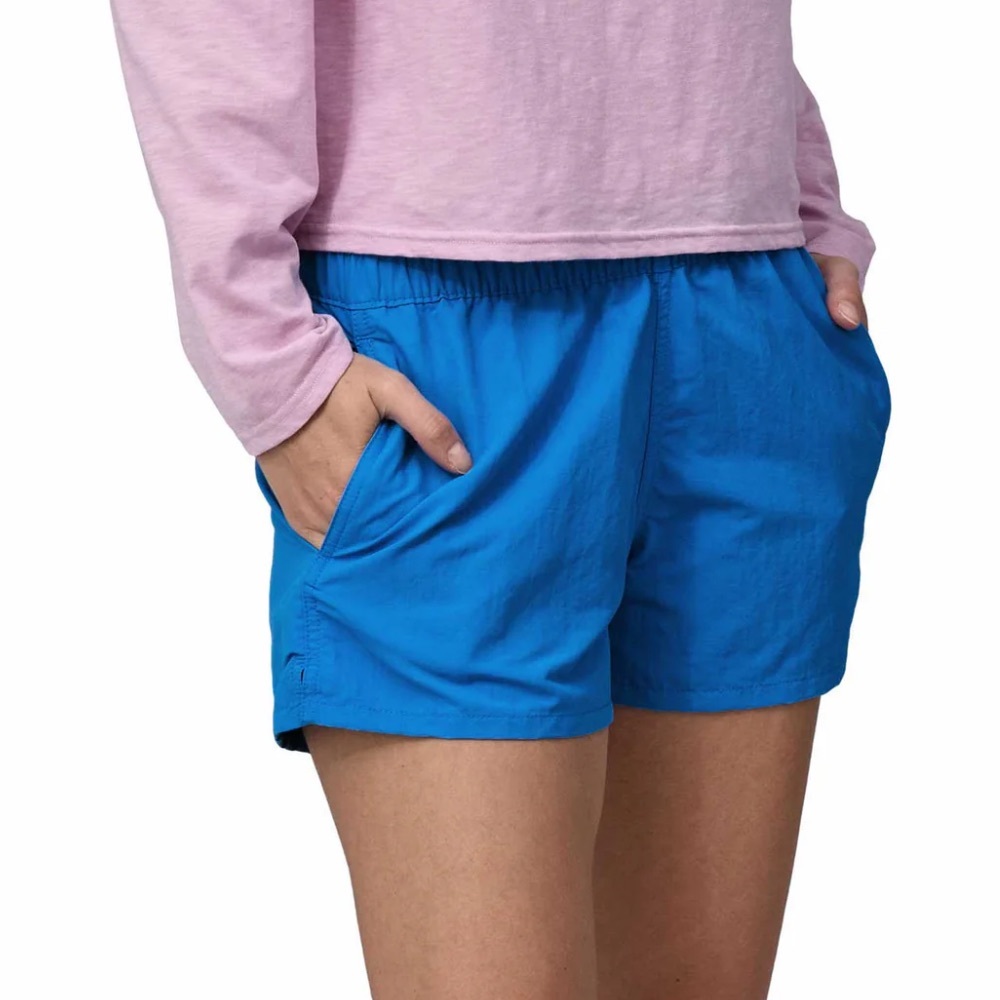 Patagonia Women's Barely Baggies 2 1/2" Shorts Port Blue Small/Medium NWT